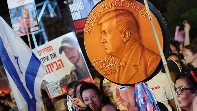 Israeli supporters celebrating the end of the war