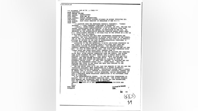 CIA Soviet Union aliens ufo document (Credit: CIA/Public Domain/https://www.cia.gov/readingroom/docs/DOC_0005517761.pdf)