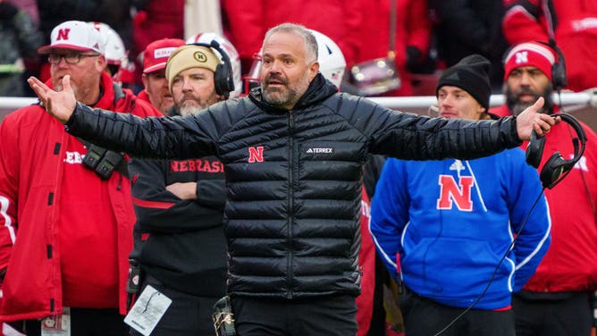 Matt Rhule, head coach of the Nebraska Cornhuskers
