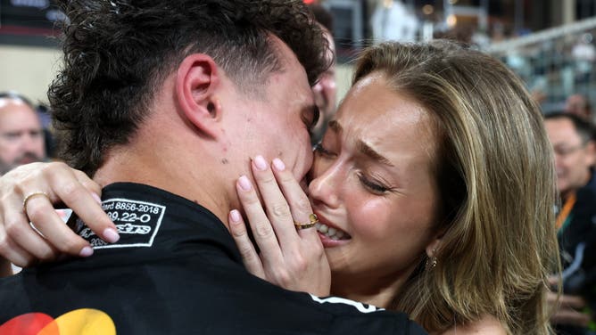 Lando Norris' girlfriend Christmas lingerie