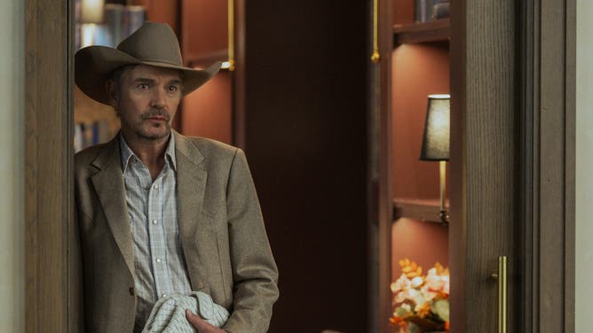 Billy Bob Thornton as Tommy Norris in Landman episode 1, season 2, streaming on Paramount+. Photo Credit: Emerson Miller/Paramount+