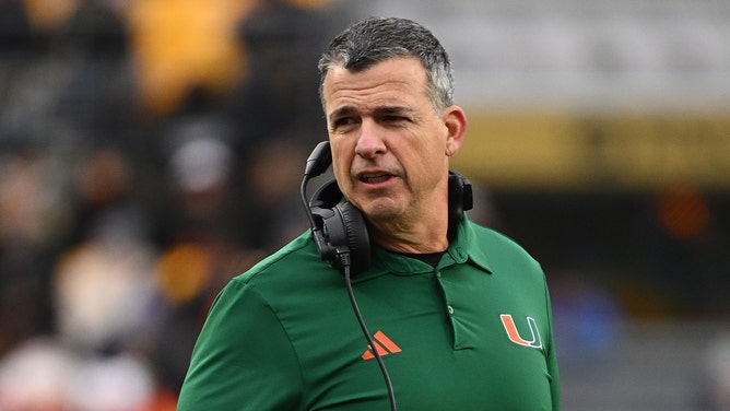Miami Hurricanes coach Mario Cristobal.