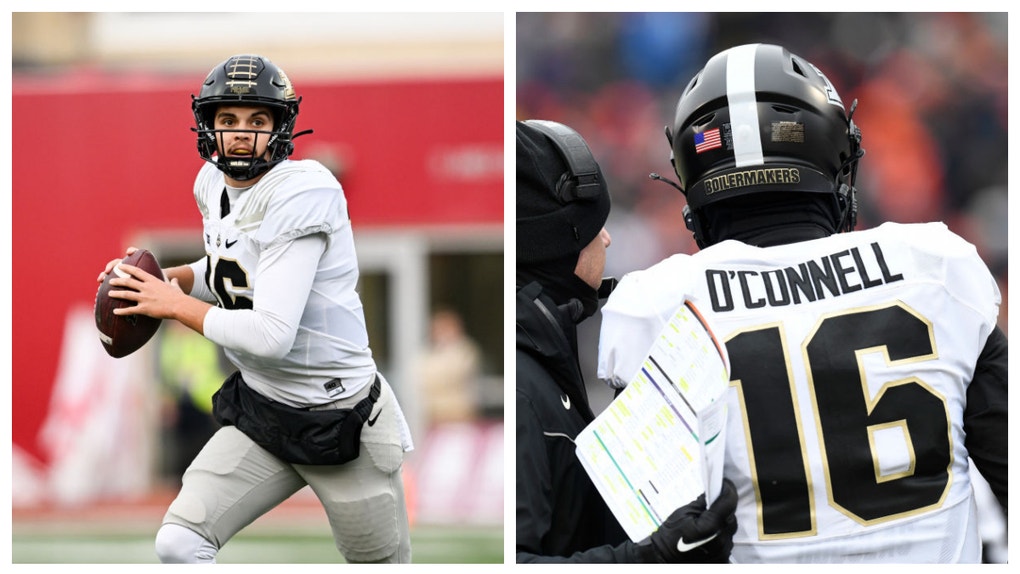 Purdue quarterback Aidan O'Connell