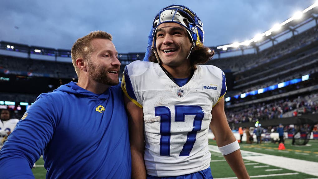 Los Angeles Rams WR Puka Nacua is one of the only starters playing for head coach Sean McVay in Week 18 as the rookie pass-catcher chases several NFL rookie records.