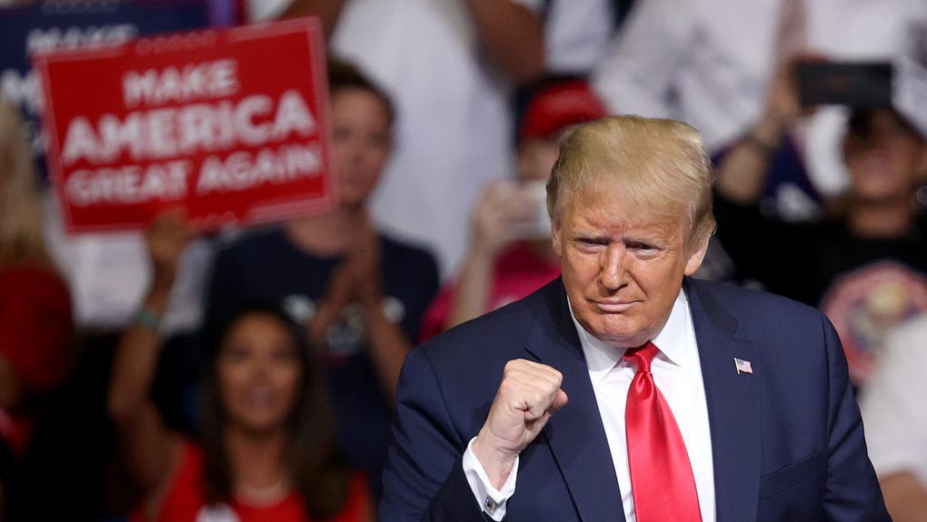 Donald Trump Holds Campaign Rally In Tulsa