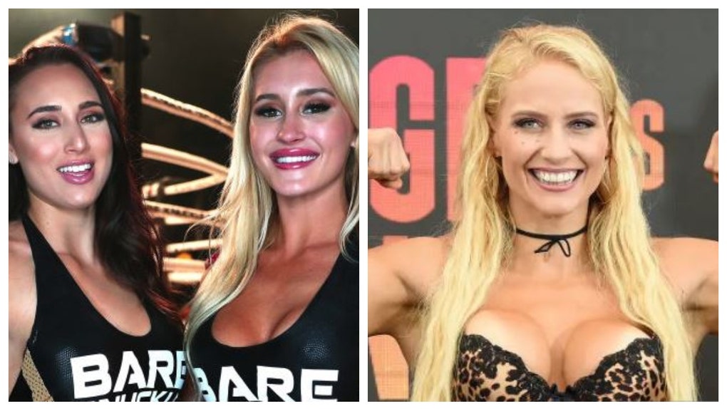 Boob Flashing Bare Knuckle Fighter Jokes About 'Motorboating' Ebanie Bridges