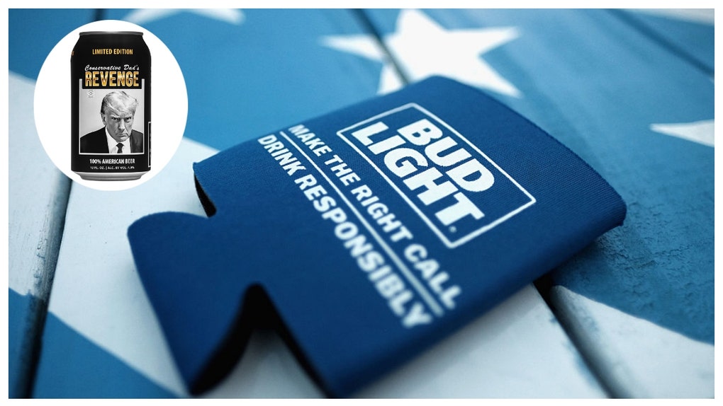 Bud Light rival, Ultra Right, puts Donald Trump's mug shot on can.