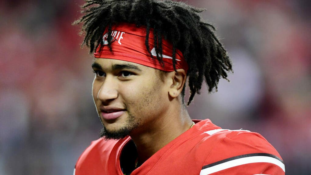 OSU quarterback C.J. Stroud supports Big Ten players getting a piece of the media revenue. (Photo by Emilee Chinn/Getty Images)