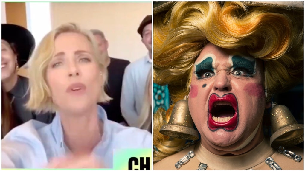 Charlize Theron threatens people against drag shows for kids. (Credit: Getty Images and Twitter Video Screenshot/https://twitter.com/dailytheron/status/1655360155393961984)