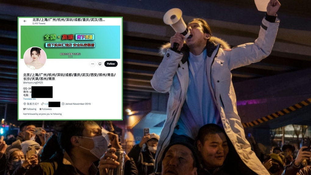 China Protests And Spam