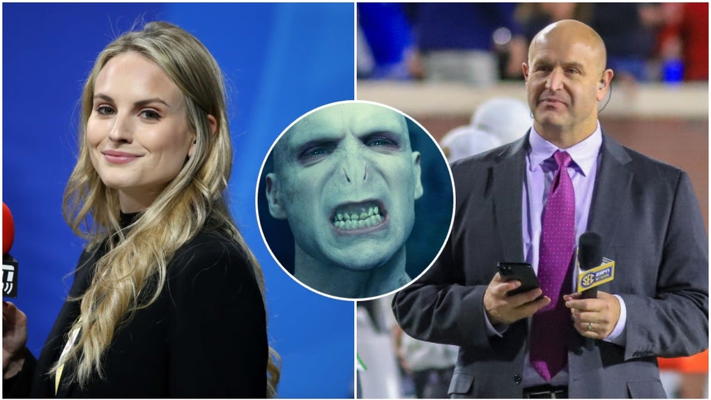 Katie George, Chris Cubelic, and Voldemort
