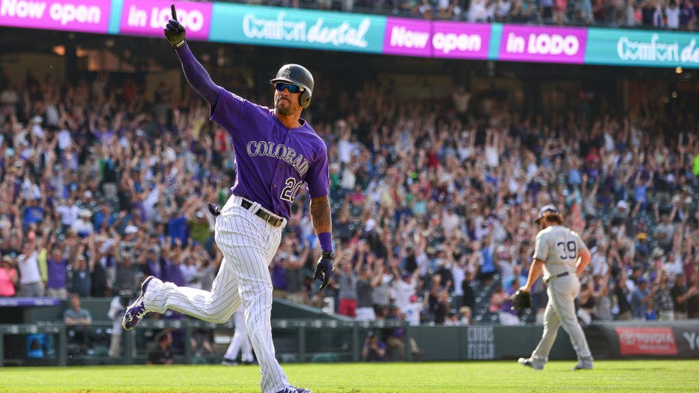 de7f0c32-San Diego Padres v Colorado Rockies