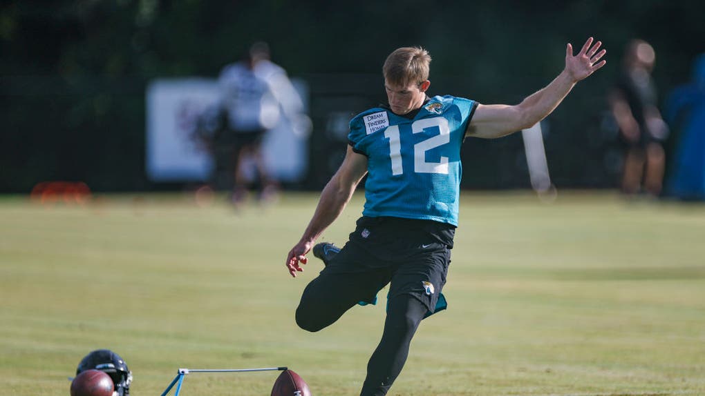 Jacksonville Jaguars kicker Andrew Mevis