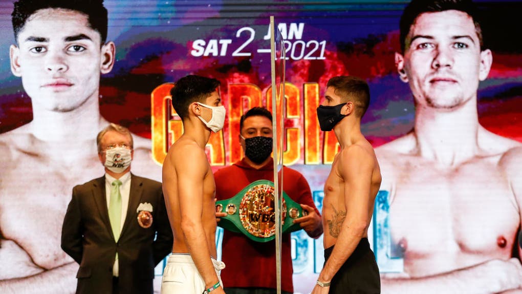 Ryan Garcia v Luke Campbell - Weigh In