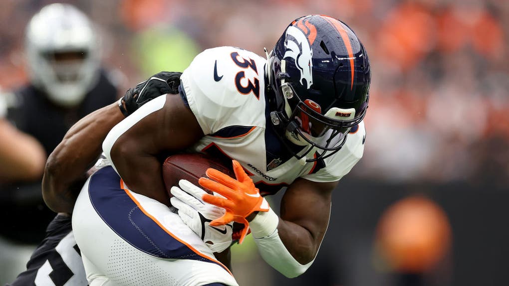Denver Broncos running back Javonte Williams