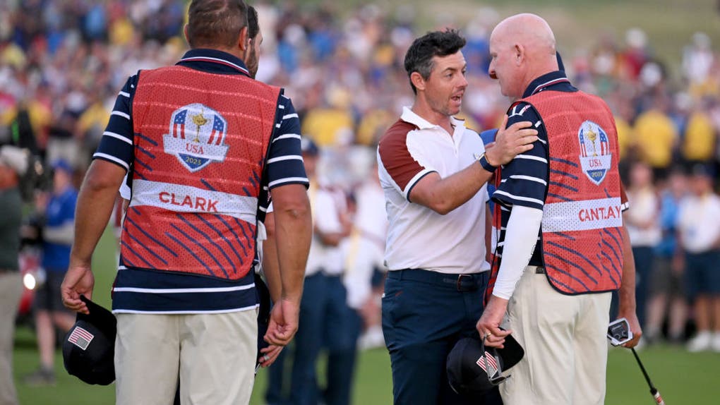 Rory McIlroy, Joe LaCava Made Up At Ryder Cup On Sunday Night
