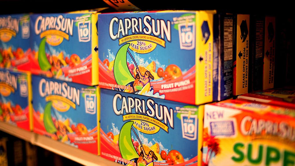 Capri Sun on store shelves