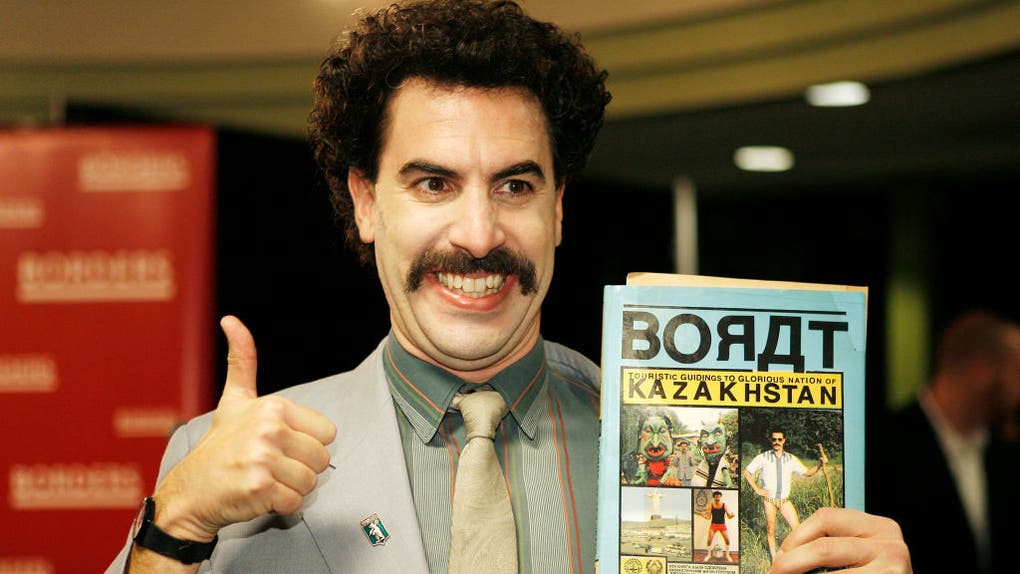 "BORAT: Touristic Guidings to Minor Nation of U.S. and A. and Touristic Guidings to Glorious Nation of Kazakhstan"
