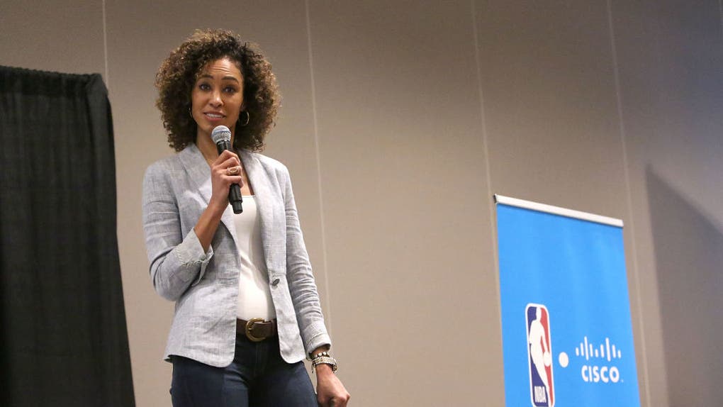 Cisco's Chintan Patel, ESPN's Sage Steele, the NBA's Mark Tatum and Basketball Hall of Famer Clyde Drexler at SXSW