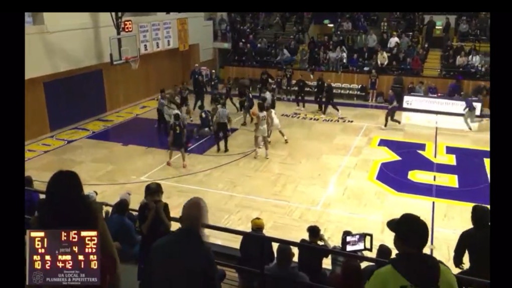 high school basketball fight