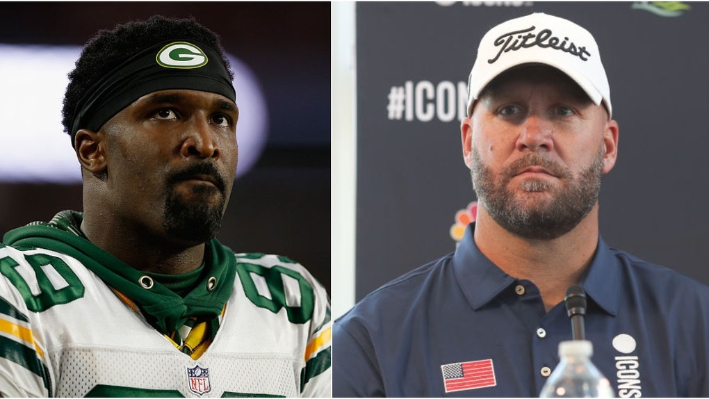 James Jones and Ben Roethlisberger
