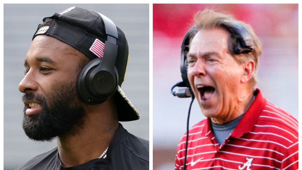 Jarvis Landry explains not playing for Nick Saban at Alabama. He ended up playing at LSU. (Credit: Getty Images)