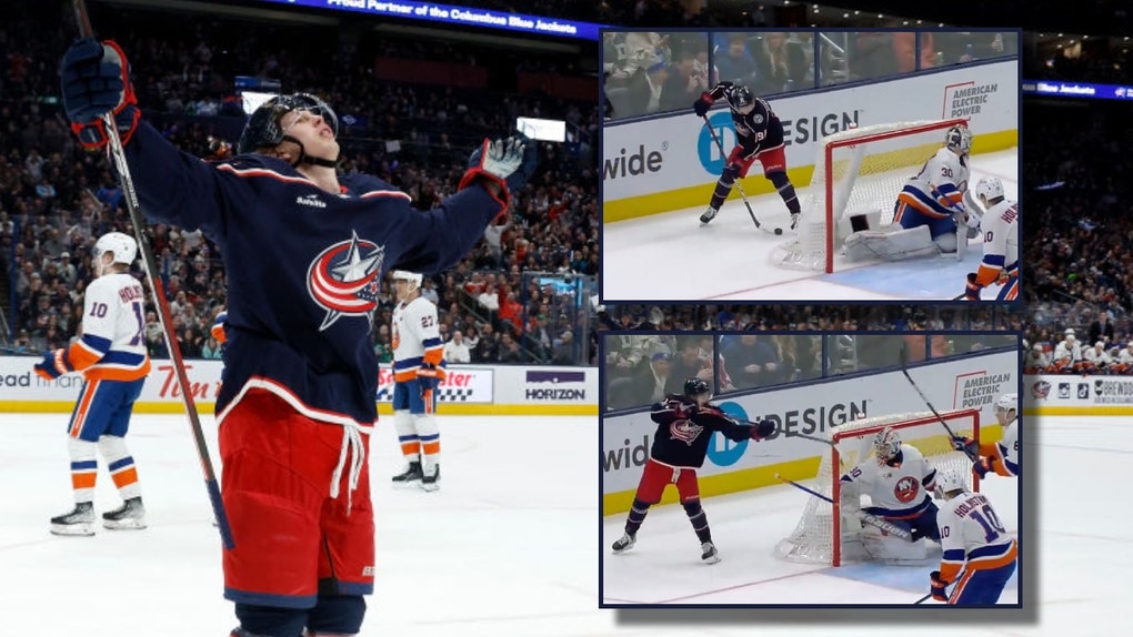 Blue Jackets Kent Johnson Michigan Move