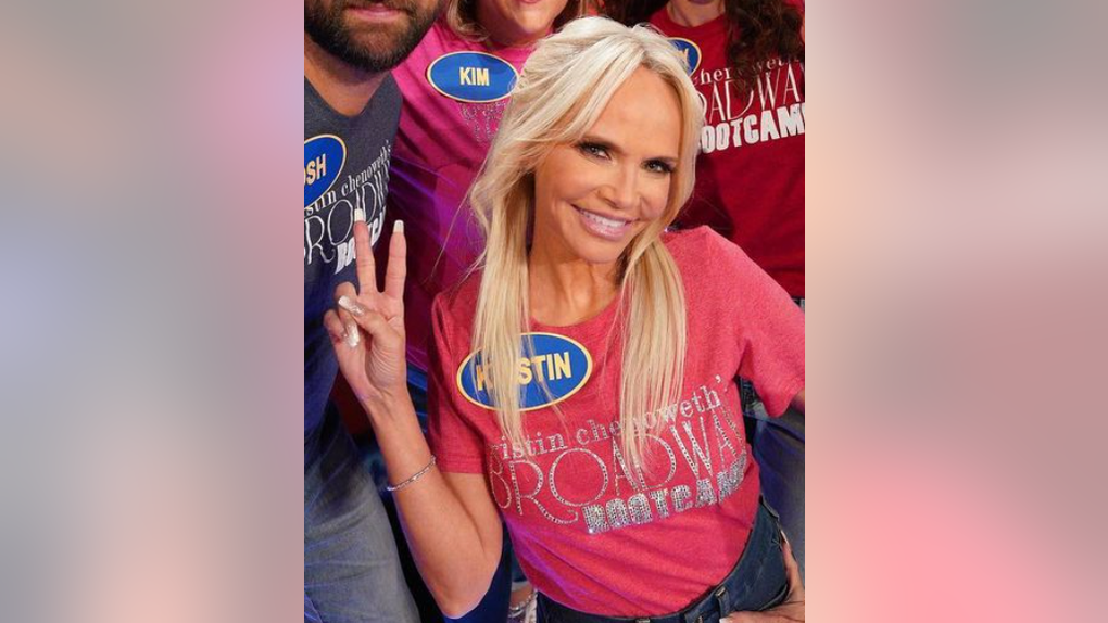 Kristin Chenoweth Talks Dirty On 'Celebrity Family Feud'