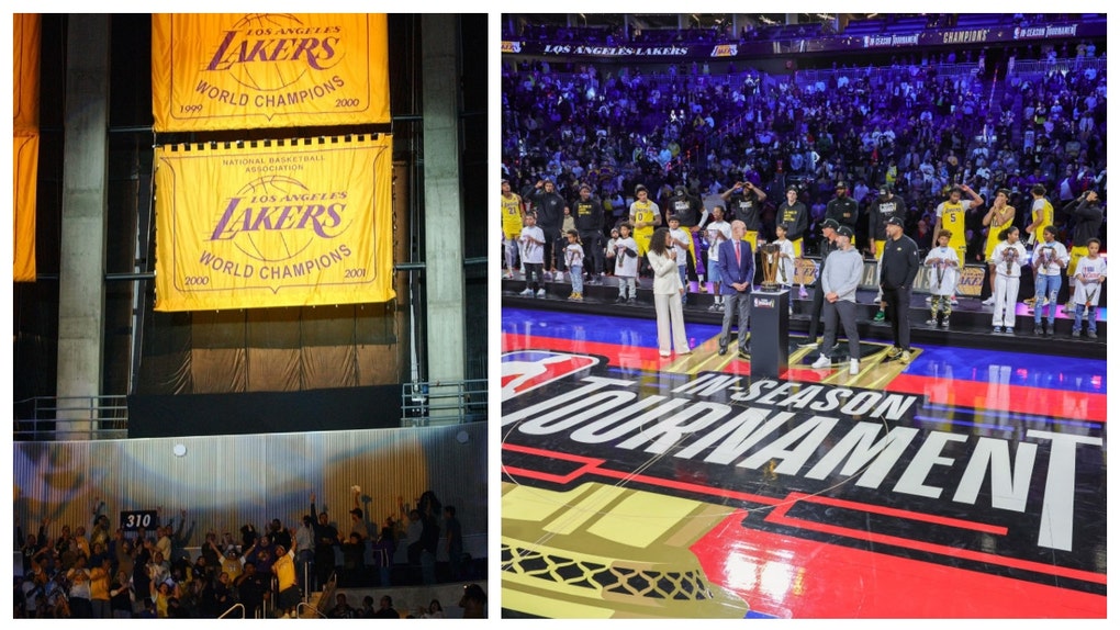 LAKERS CHAMPIONSHIP BANNER