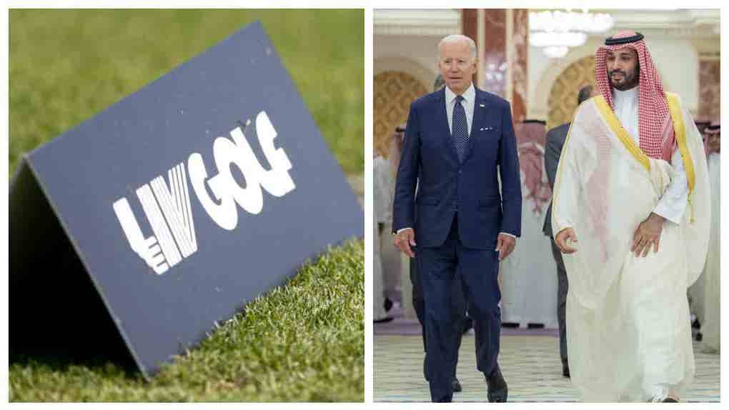 LIV GOLF SAUDI ARABIA JOE BIDEN SPORTS