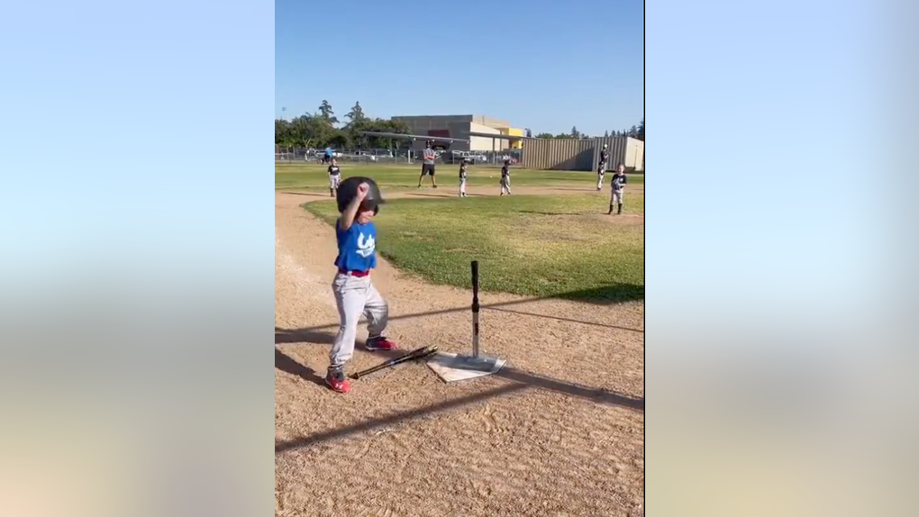 Little Leaguer Dances Into Batter's Box As Big Pun Plays Over Speakers