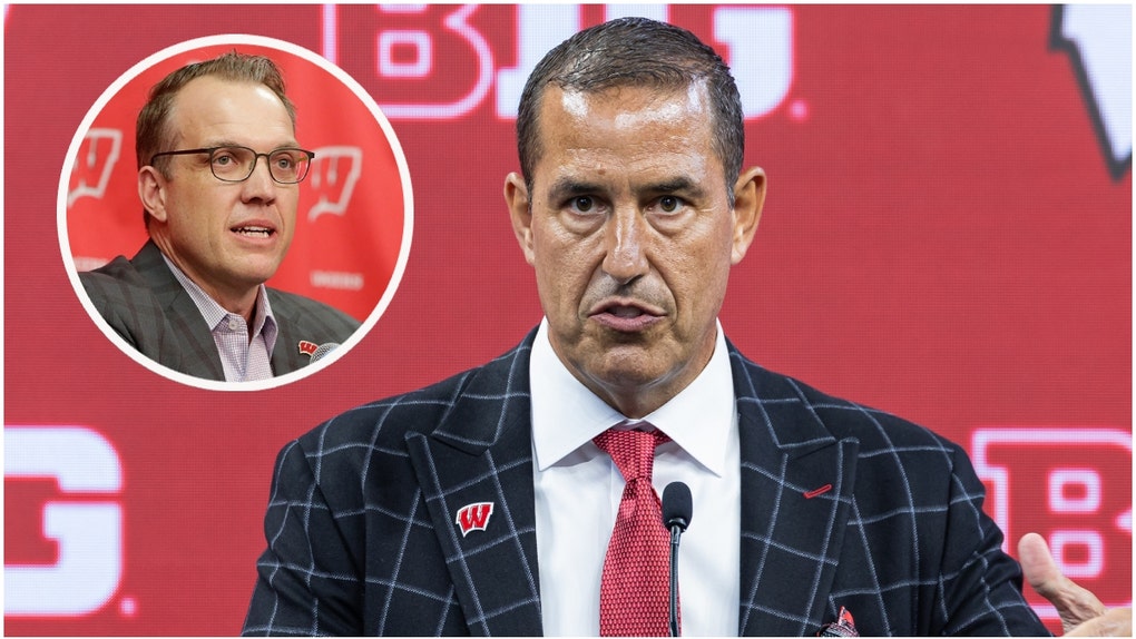Wisconsin Badgers athletic director Chris McIntosh believes the football team with Luke Fickell can win a national title. (Credit: Getty Images)