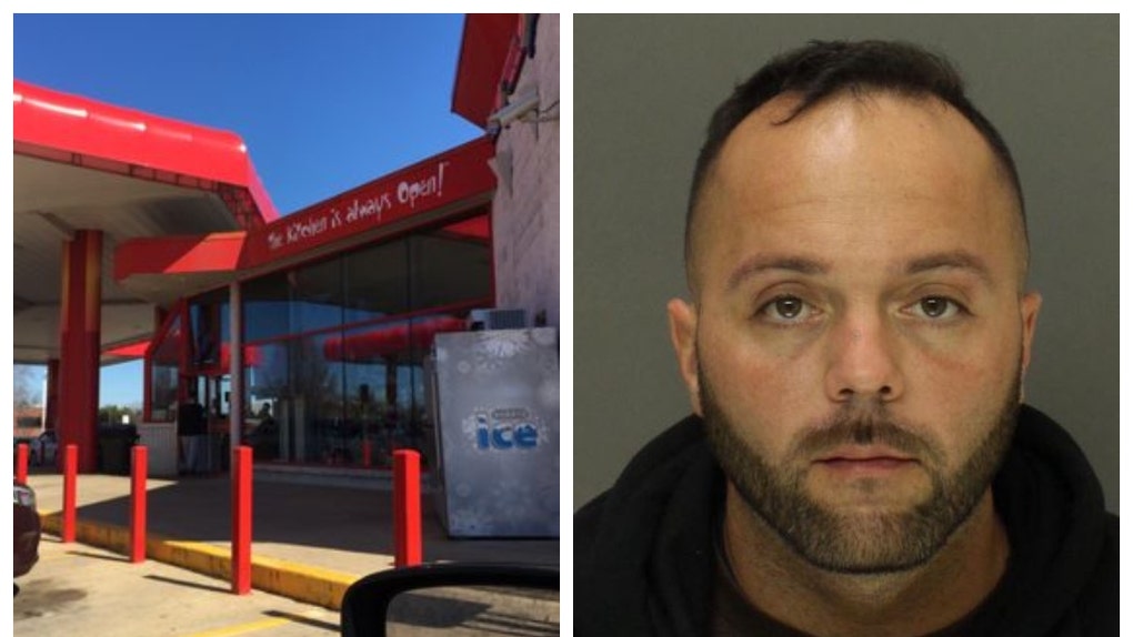 Naked Ice Bath At A Gas Station