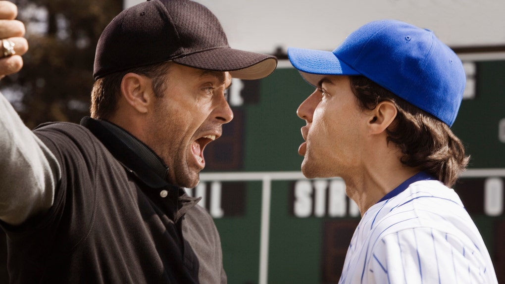 umpire confrontation
