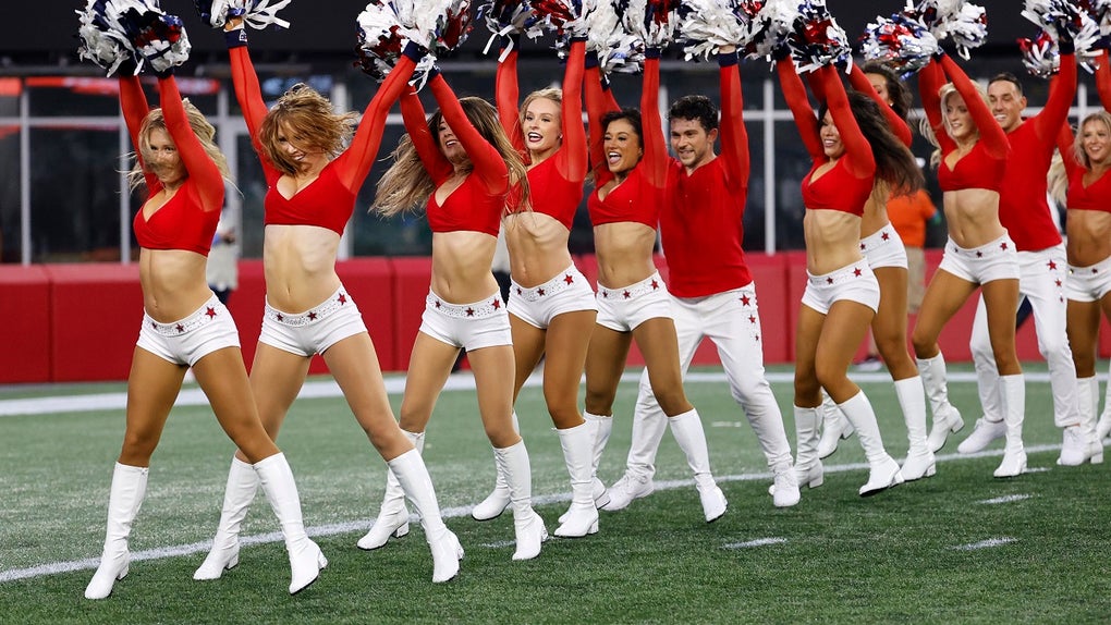 Patriots Cheerleader Olivia Kerins And Oncology Nurse