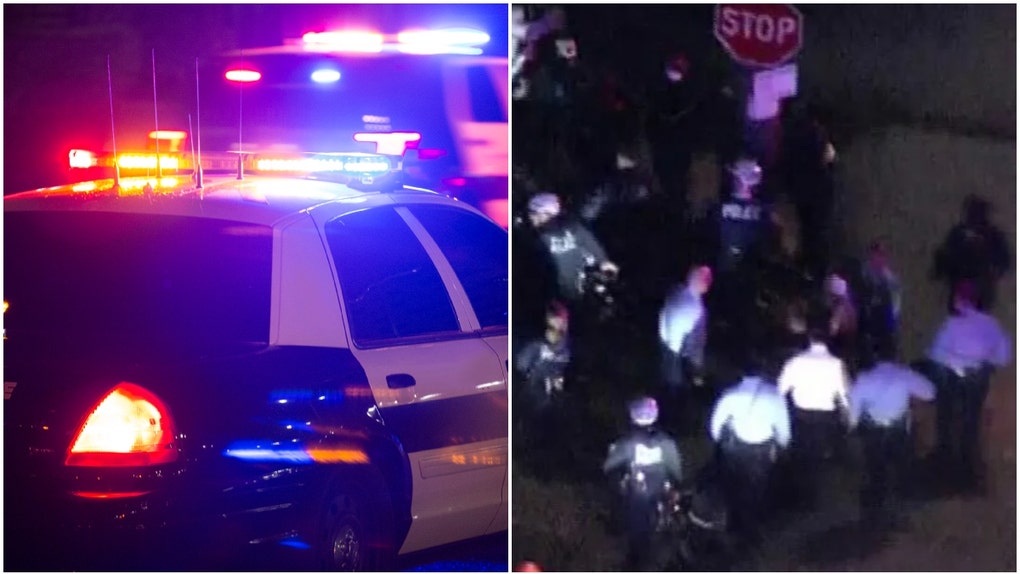 Philadelphia was out of control Tuesday night as mass looting overtook parts of the city. Watch videos of the chaos. (Credit: Getty Images and Fox Philadelphia 29)