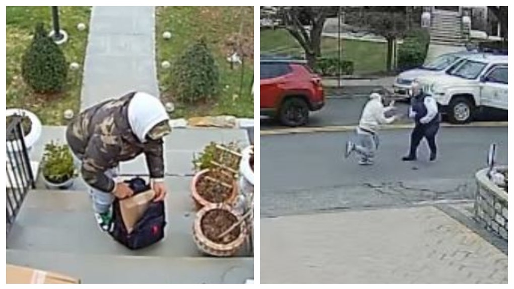 Porch Pirate Gets Rocked By Good Samaritan During A Police Chase