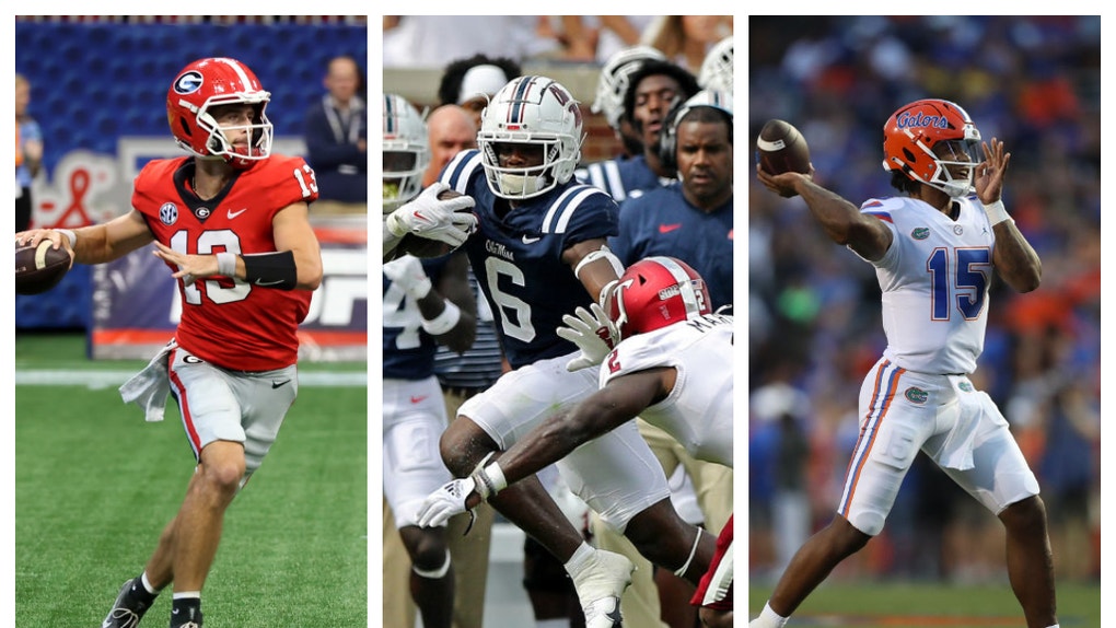 Georgia's Stetson Bennett, Ole Miss' Zach Evans and Florida's Anthony Richardson