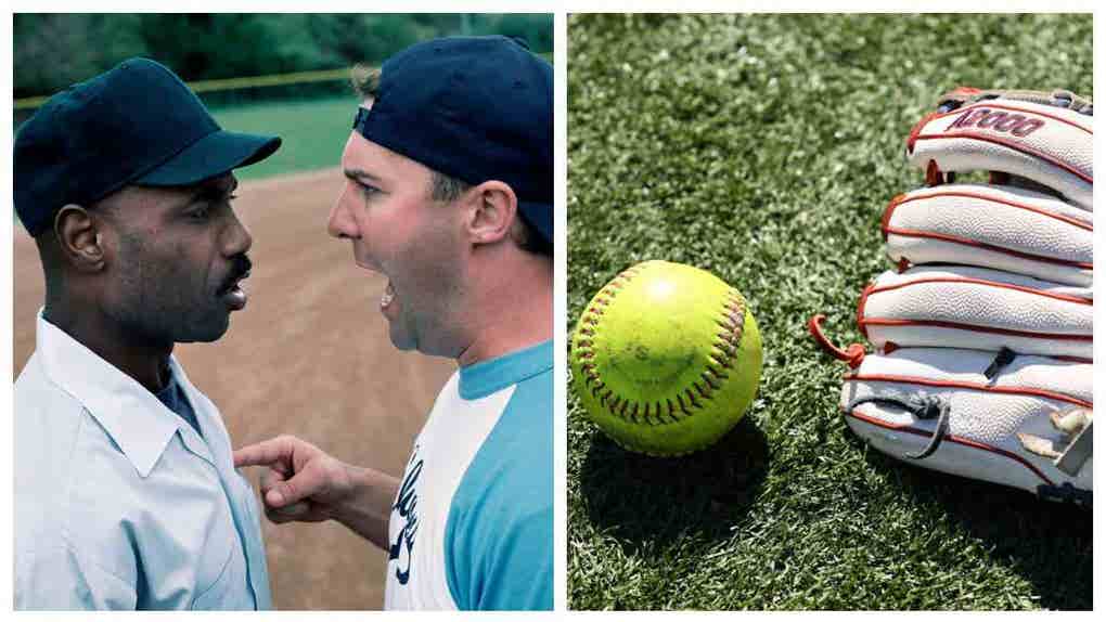 UMPIRE PLAYER ARGUMENT FIGHT