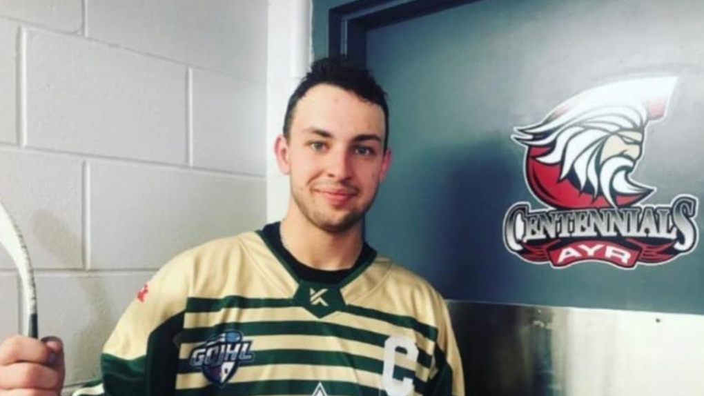 Ayr Centennials captain Eli Palfreyman