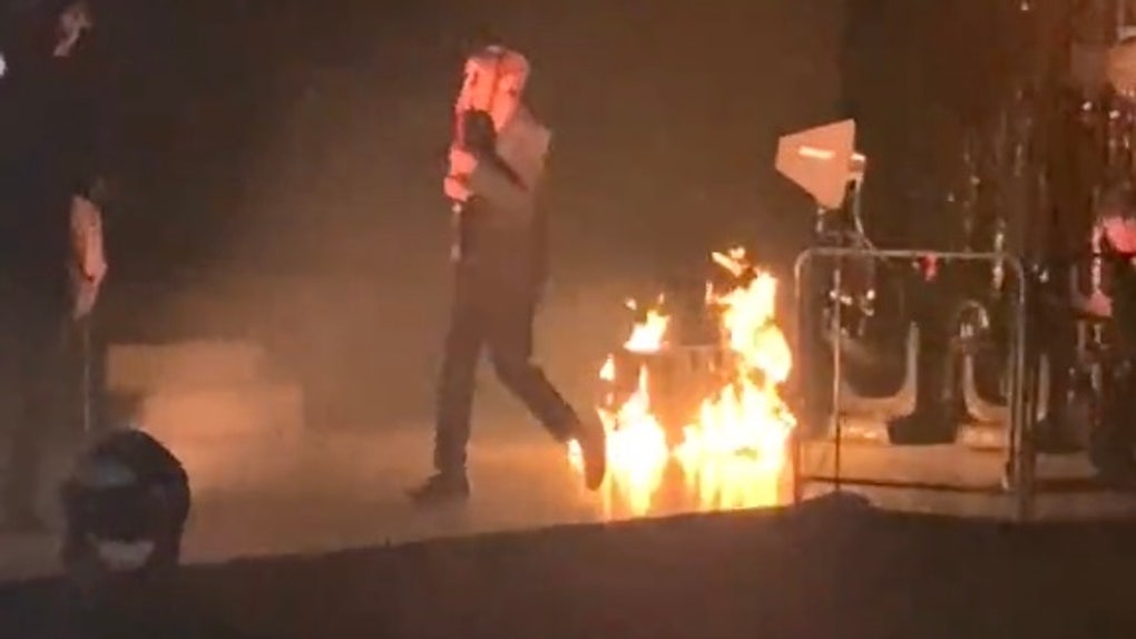 Panic! At The Disco fire