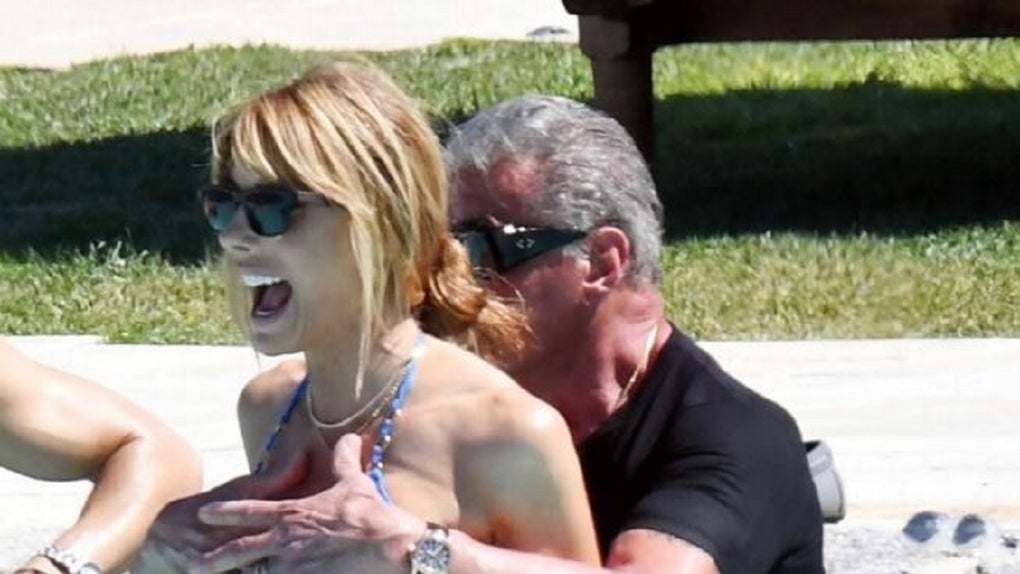 Slyvester Stallon Handsy Bikini-Clad Wife Jennifer Flavin