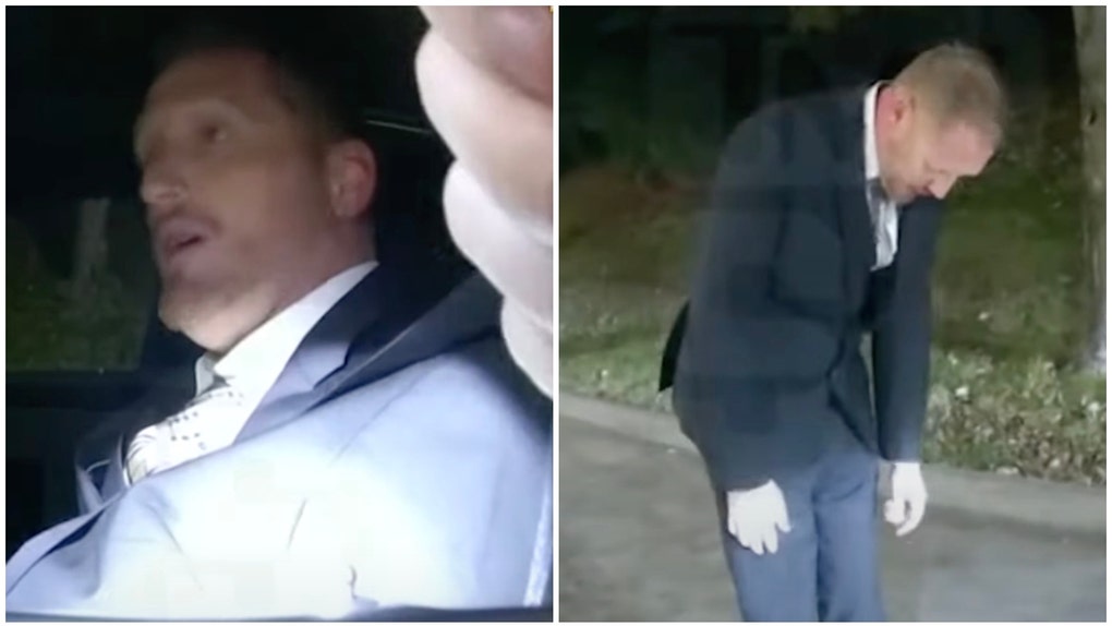 Former Titans QB coach Todd Downing arrest video released. (Credit: Screenshot/YouTube Video https://www.youtube.com/watch?v=AIX5yEUyNE4)