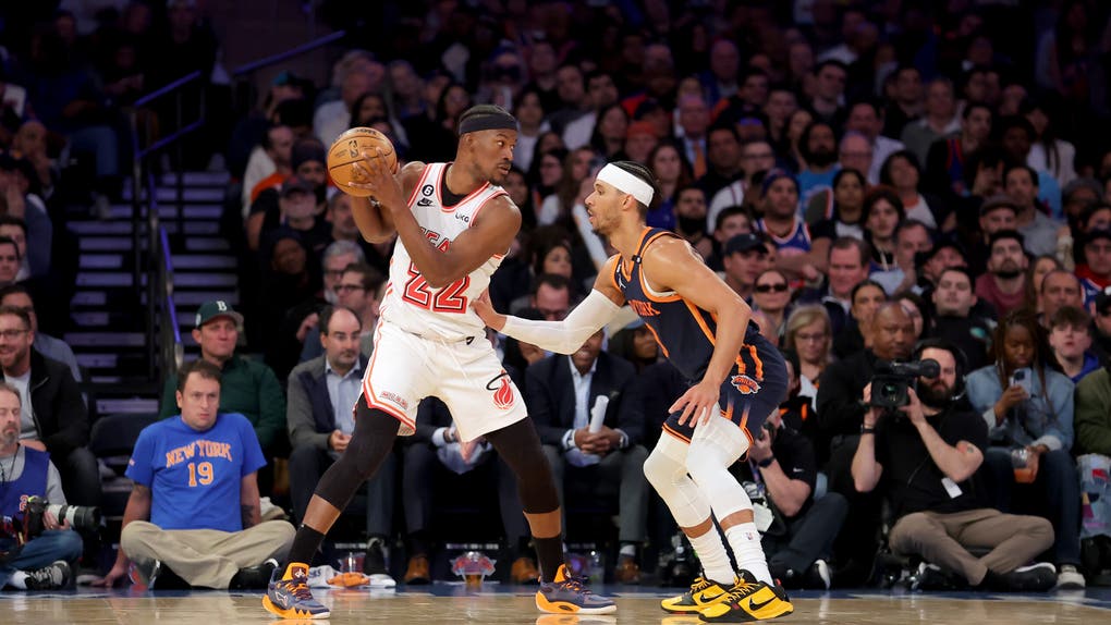 NBA: Miami Heat at New York Knicks
