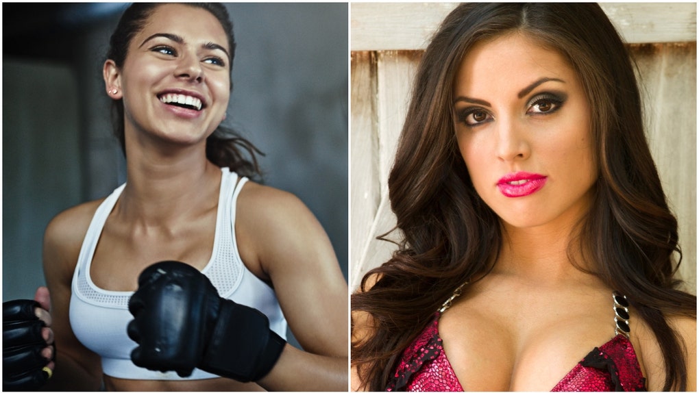 Lucero Acosta's training routine apparently involves hitting the pool in a bikini. Watch a viral video of her training underwater. (Credit: Getty Images)
