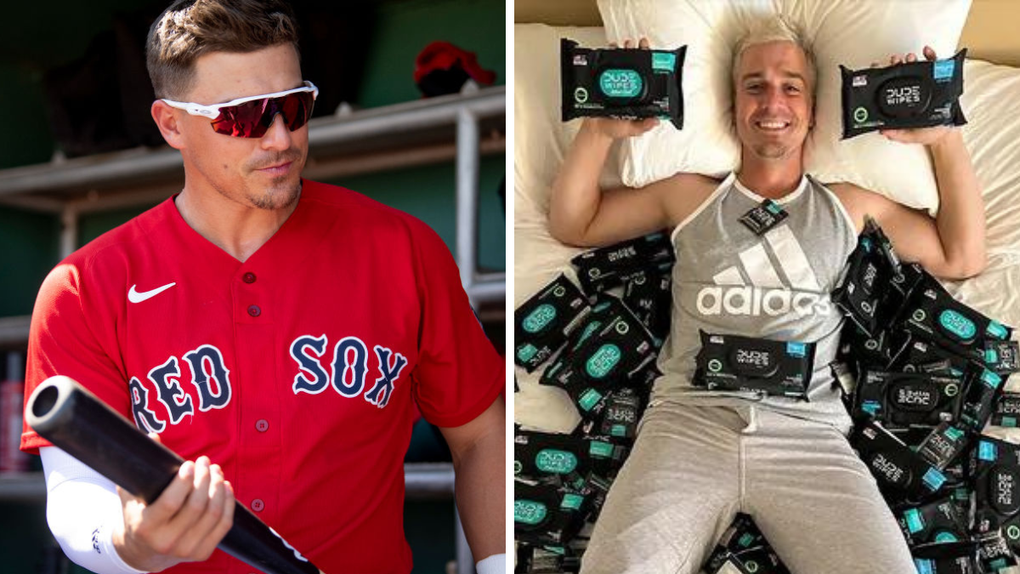 Kike Hernandez Gets Free Dude Wipes In Case He Craps Himself Again