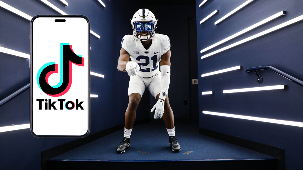 Vaboue-Toure-viral-tiktok-trend-ariana-grande-thank-u-next-penn-state-recruiting