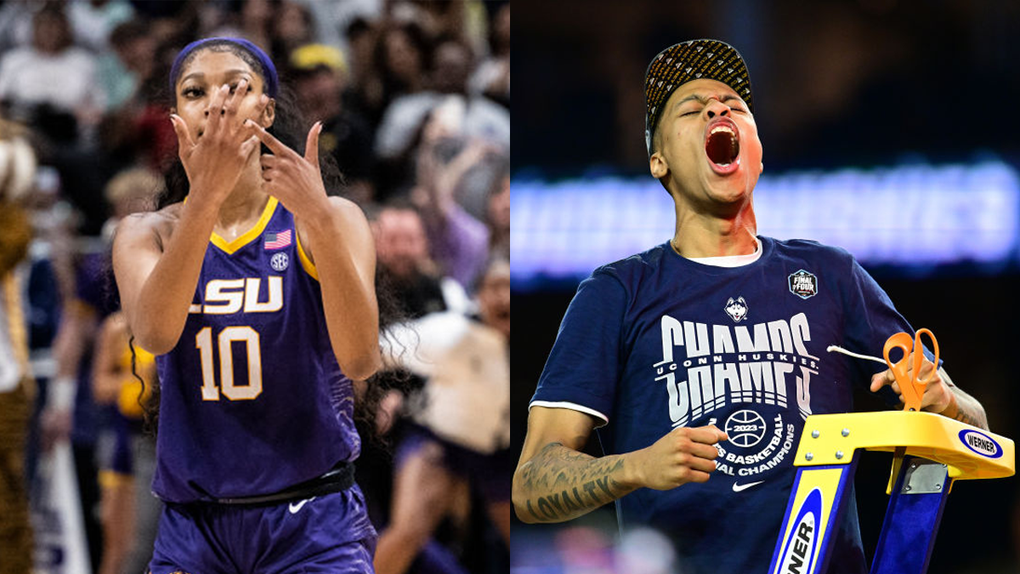 angel-reese-jordan-hawkins-cousins-national-championship-basketball-uconn-lsu-family-reunion