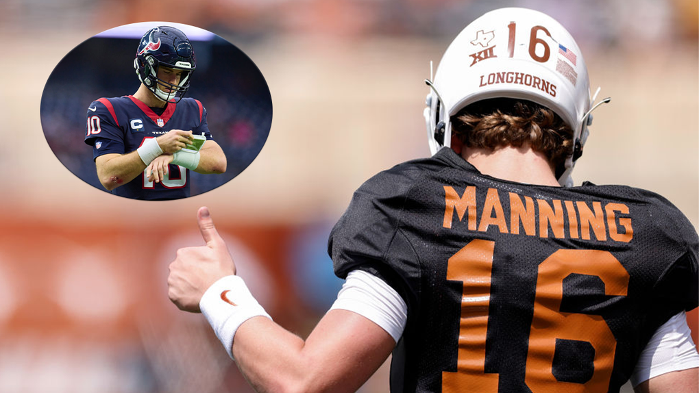 arch-manning-texas-davis-mills-offseason-workout-qb-country