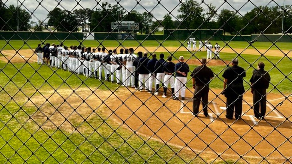 Texas A&M-Texarkana Baseball Player Struck By Stray Bullet While Sitting In Bullpen.
